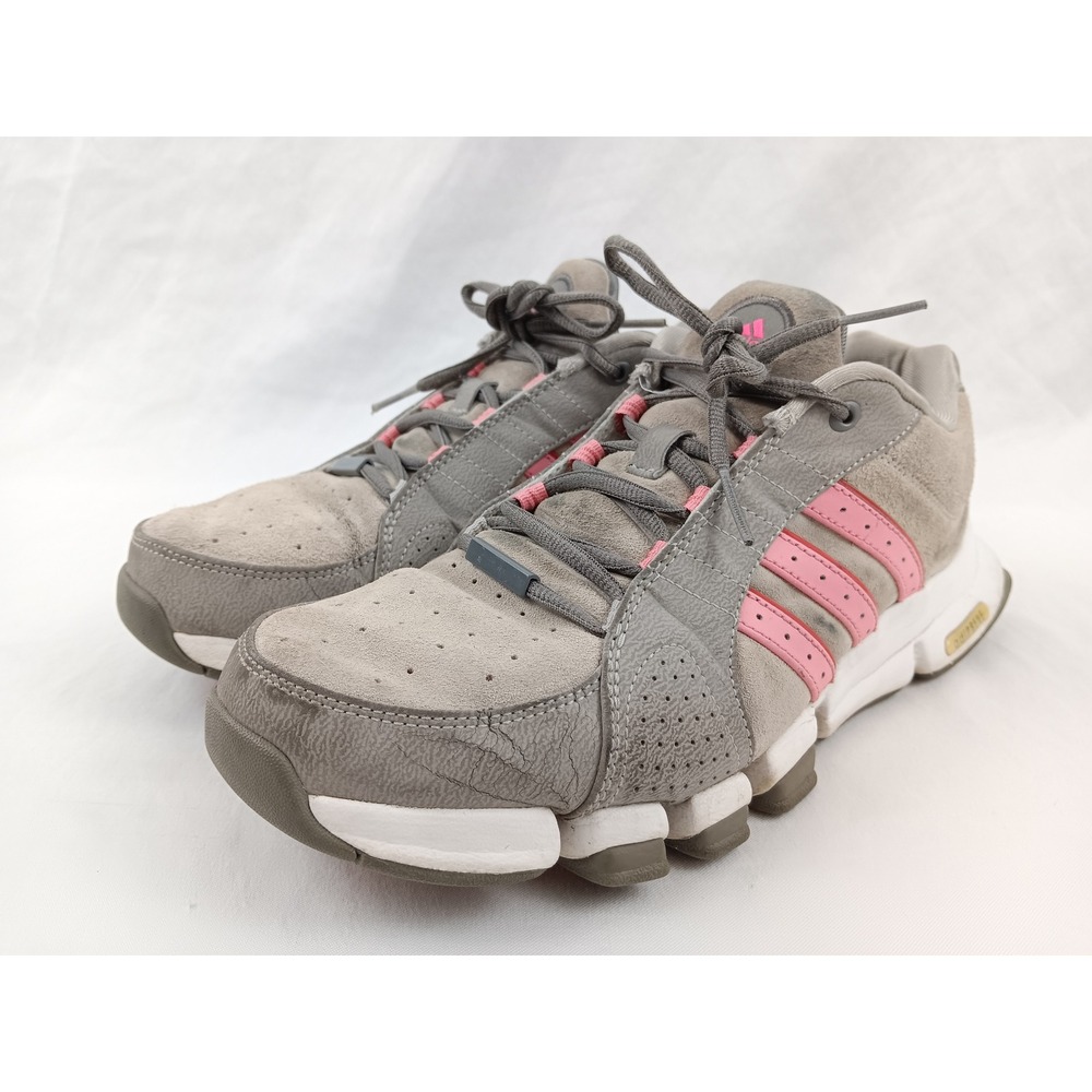 Adidas Adiprene Womens‎ Gray Pink Running Athletic Shoes Sneakers Size 9